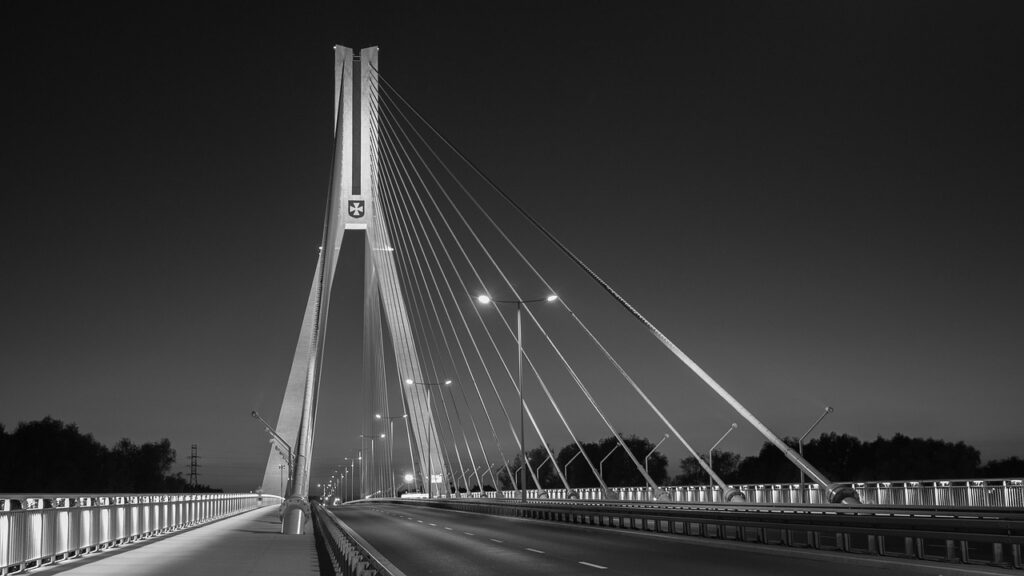 rzeszów, bridge, mo, lit, light, architecture, evening, way, city, sky, street, darkness, poland, rzeszów, rzeszów, rzeszów, rzeszów, rzeszów